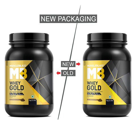 MuscleBlaze Whey Gold 100% Whey Isolate 1 Kg