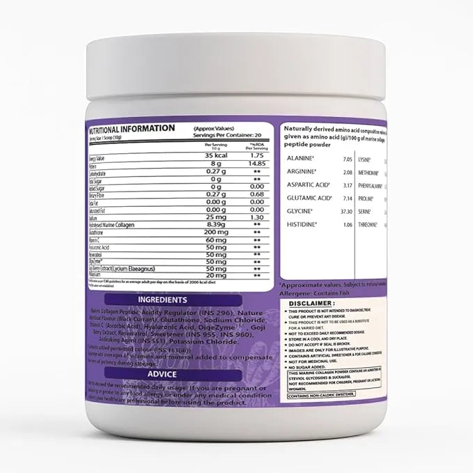 Ripped Up Nutrition Marine Collagen Powder 200g | (Pack of 2)