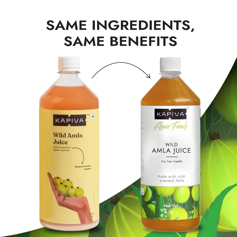Kapiva Wild Amla Juice 1L | Pack of 4