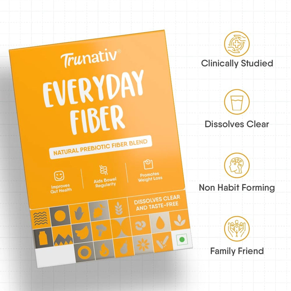 TruNativ Everyday Fiber Supplement Powder 100g (Pack of 4)
