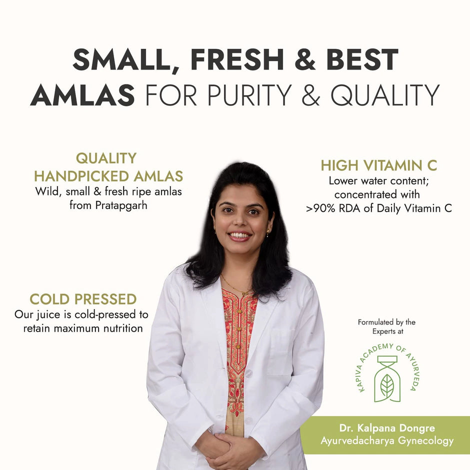 Kapiva Wild Amla Juice 1L | Pack of 4