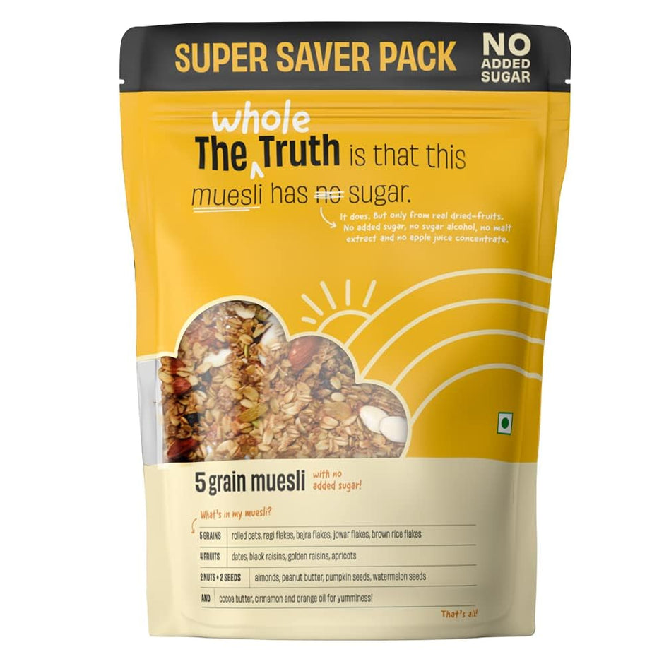 The Whole Truth Crunchy super saver Breakfast Muesli - 750g