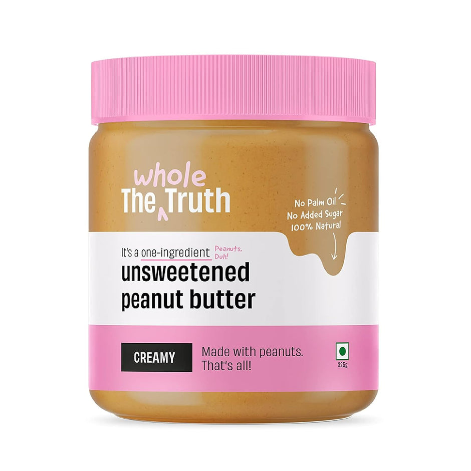 The Whole Truth Peanut Butter (Unsweetened) - 325g