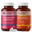 Carbamide Forte L-Glutathione 500mg with Vitamin C | Amla Extract | 30 Veg Tablets each