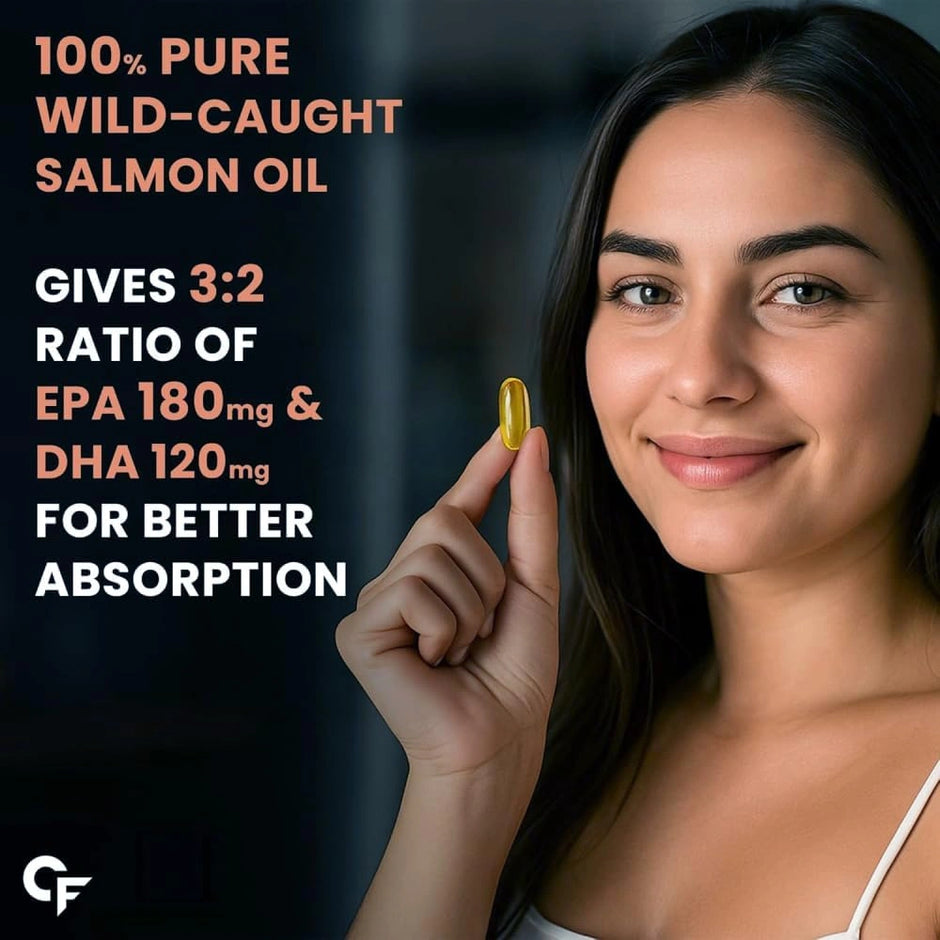 Carbamide Forte Salmon Omega 3 Fish Oil 1000mg | Pack of 2