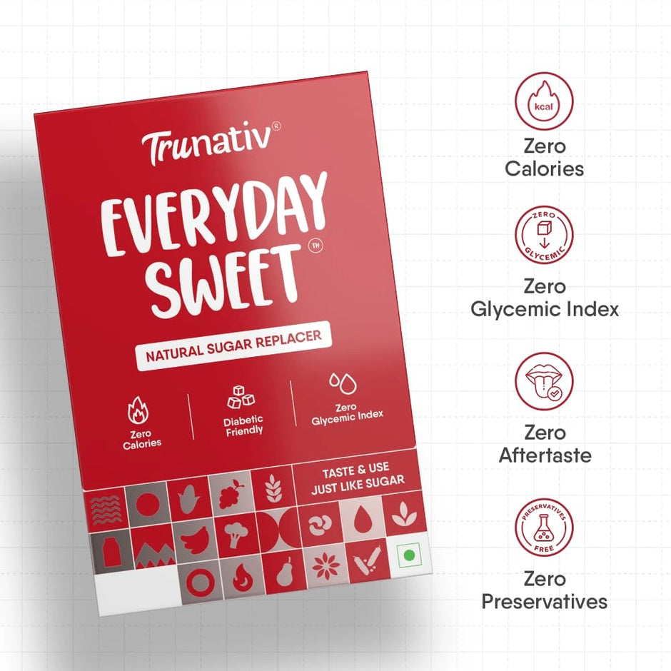 TruNativ Everyday Sweet Monk Fruit Sweetener Powder 400g (Pack of 2)
