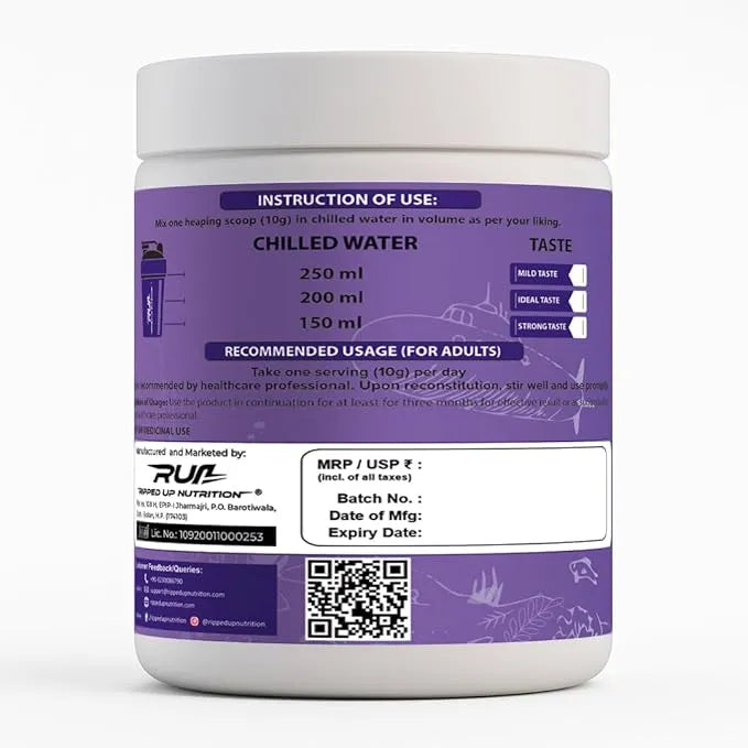 Ripped Up Nutrition Marine Collagen Powder 200g | (Pack of 2)