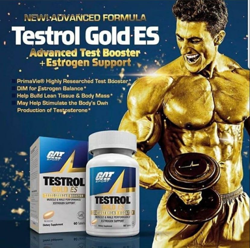 GAT Testrol Gold ES Testosterone Boosters - 60 Tablets