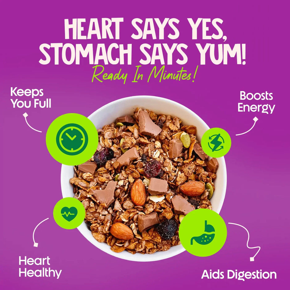 Alpino Protein Rich Super Muesli (Whole Grain Breakfast Cereal) - 750 gm