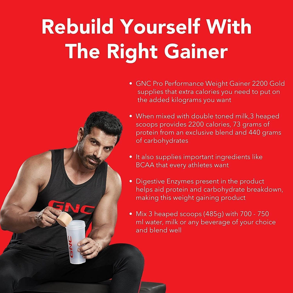 GNC Pro Performance Weight Gainer , 3 kg