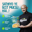 Alpino Protein Rich Super Muesli (Whole Grain Breakfast Cereal) - 750 gm