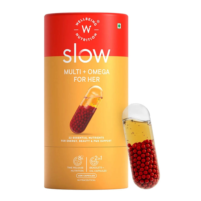 Wellbeing Nutrition Women’s Daily Multivitamin & Vegan Omega 3 | 60 Veg Capsules