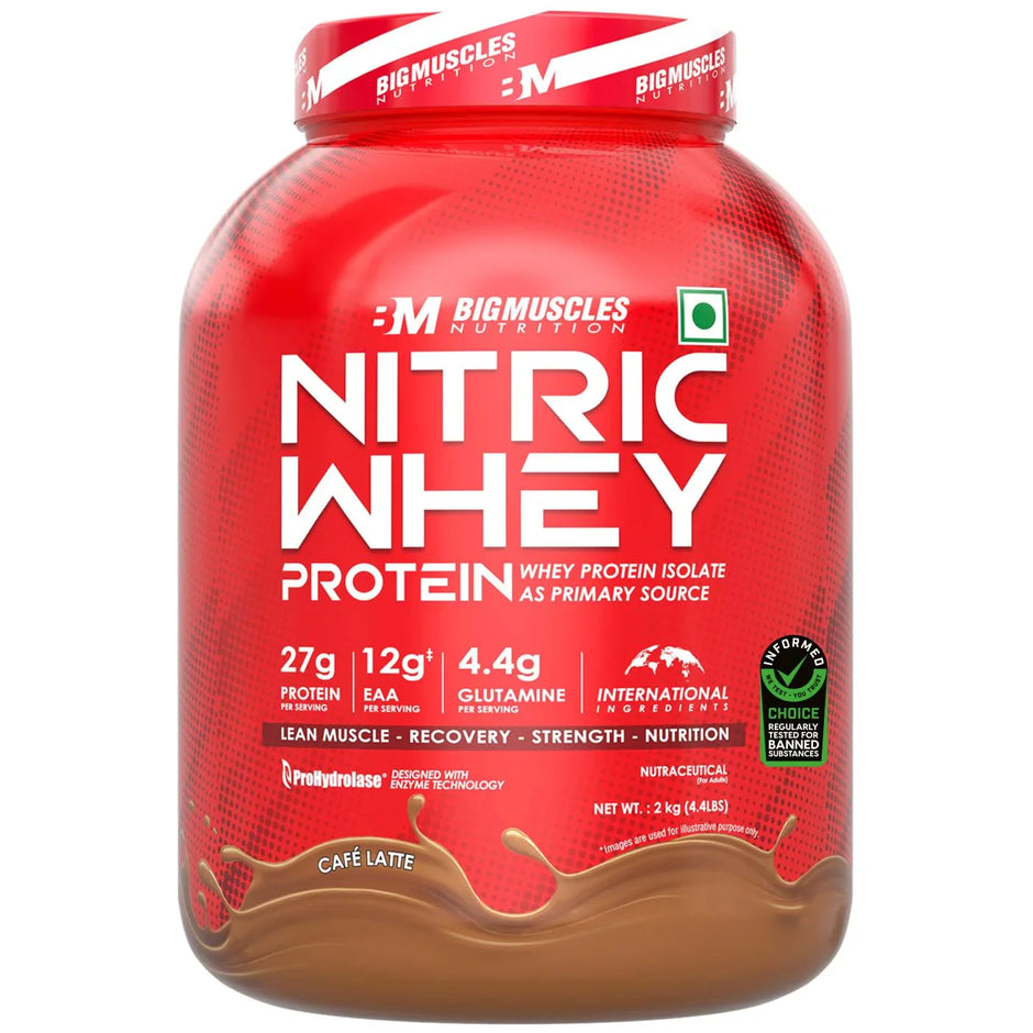 Big Muscles Nitric Whey Protein 2kg [4.4 Lbs]