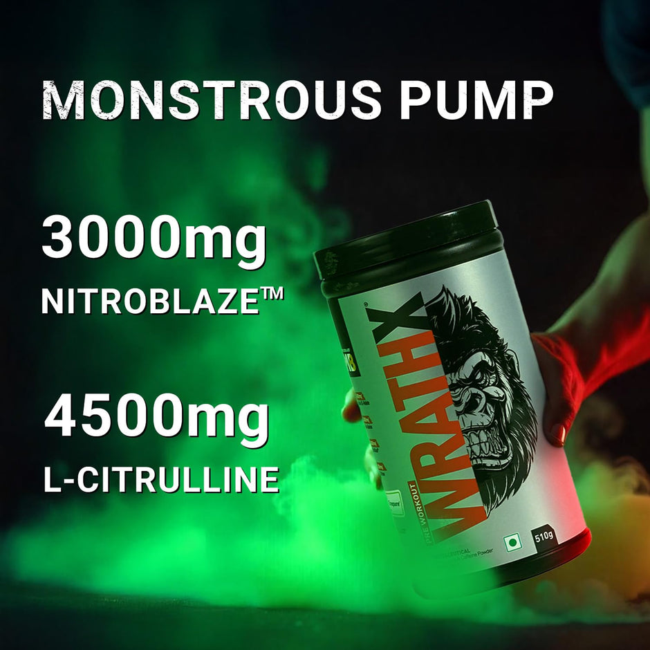 MuscleBlaze Pre-Workout WrathX - 30 Servings