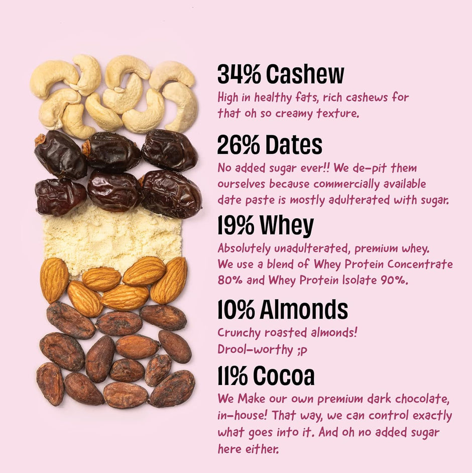 The Whole Truth Cocoa Protein Bar - 67g