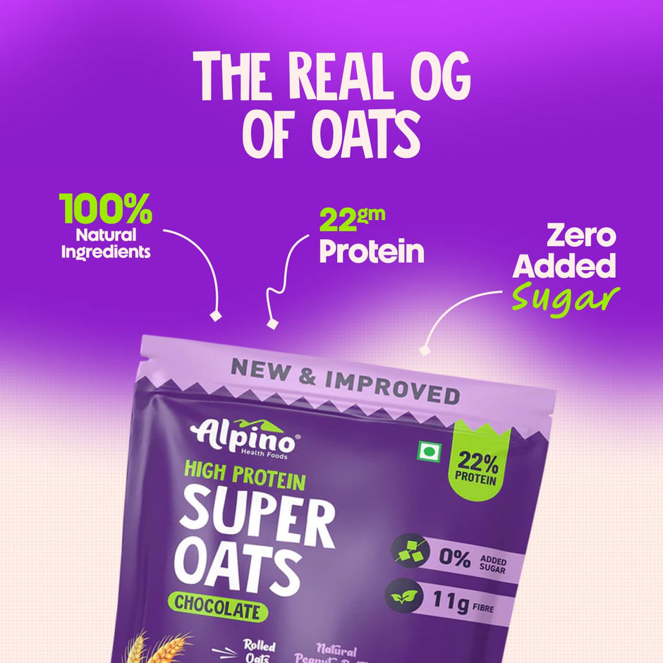 Alpino High Protein Super Oats - 1 Kg
