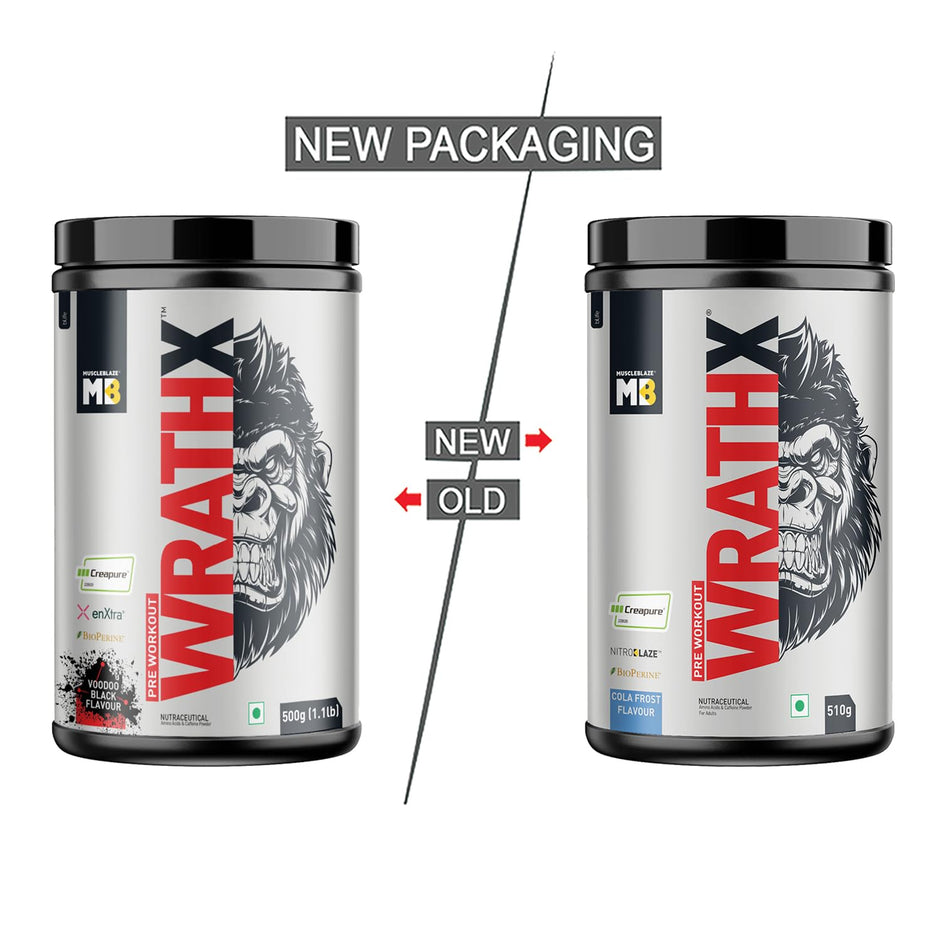 MuscleBlaze Pre-Workout WrathX - 30 Servings