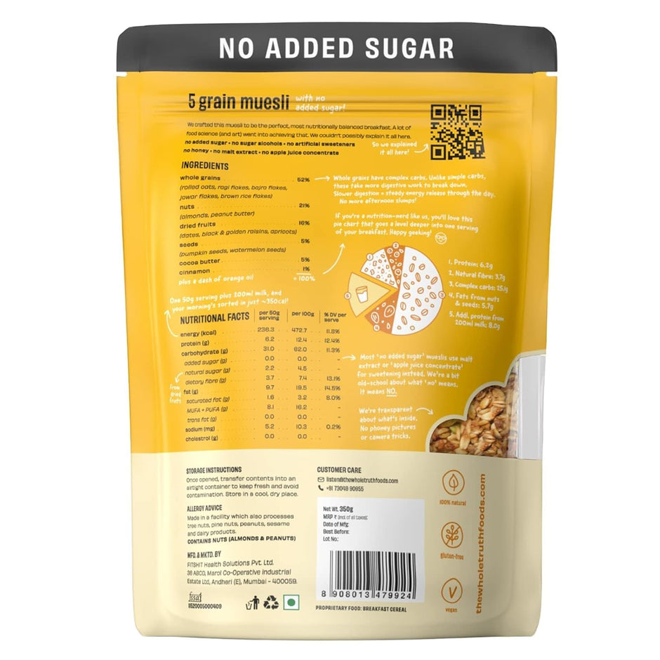 The Whole Truth Crunchy Breakfast Muesli - 350g