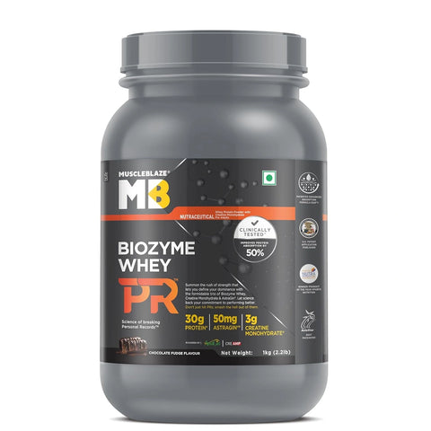 MuscleBlaze Biozyme Performance Whey Protein PR - 2.2 Lbs