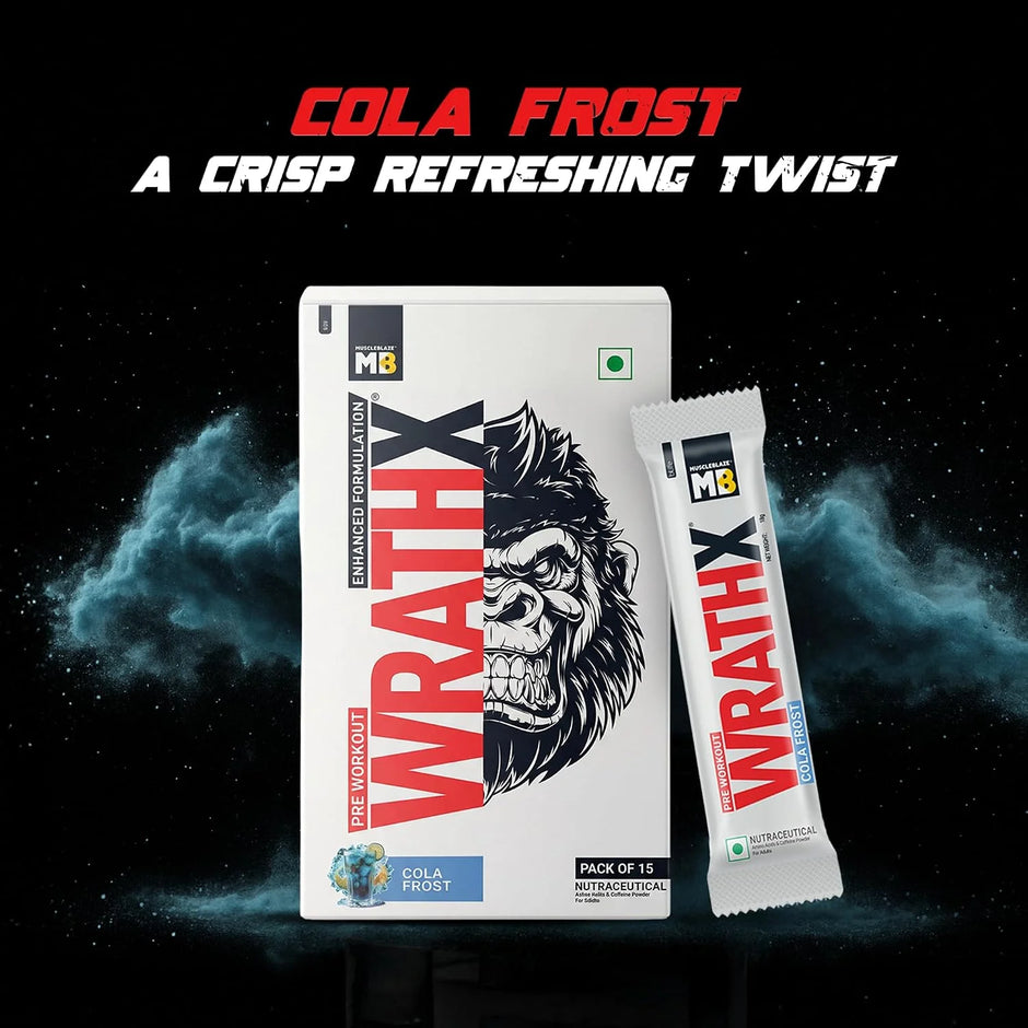 MuscleBlaze Pre Workout WrathX - 15 Servings