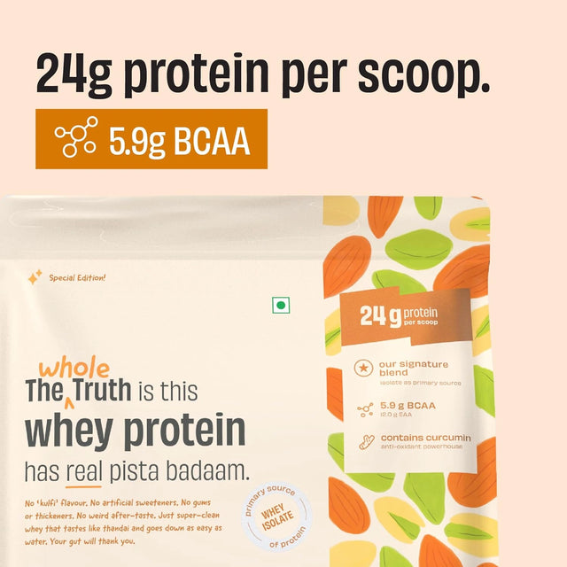 The Whole Truth 24g Whey Protein Concentrate - 1kg
