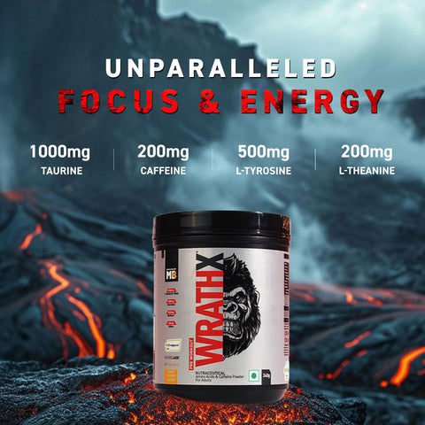 MuscleBlaze Pre Workout WrathX - 20 Servings