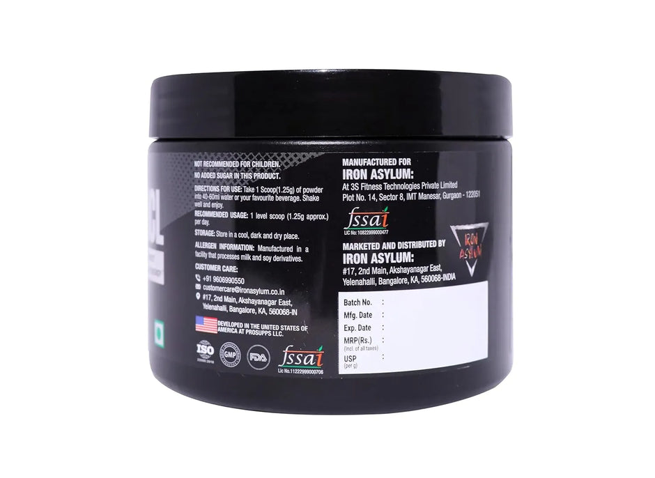 PROSUPPS Creatine HCL | Unflavoured | 90 g | 72 Servings