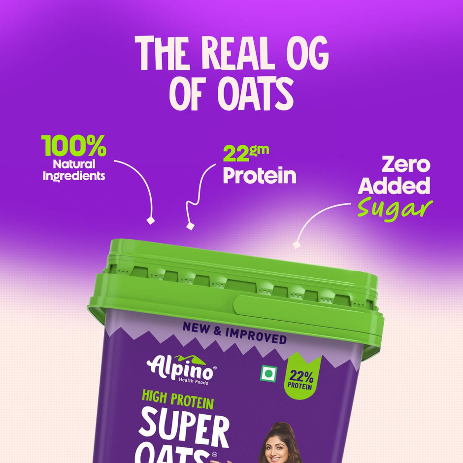 Alpino High Protein Super Oats - 2.5 Kg