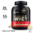 Optimum NCrition (ON) Gold Standard 100% Whey Protein Powder 5 lbs, 2.27 kgs (Double Rich Chocolate), for Muscle Support & Recovery, Vegetarian - Primary Source Whey Isolate