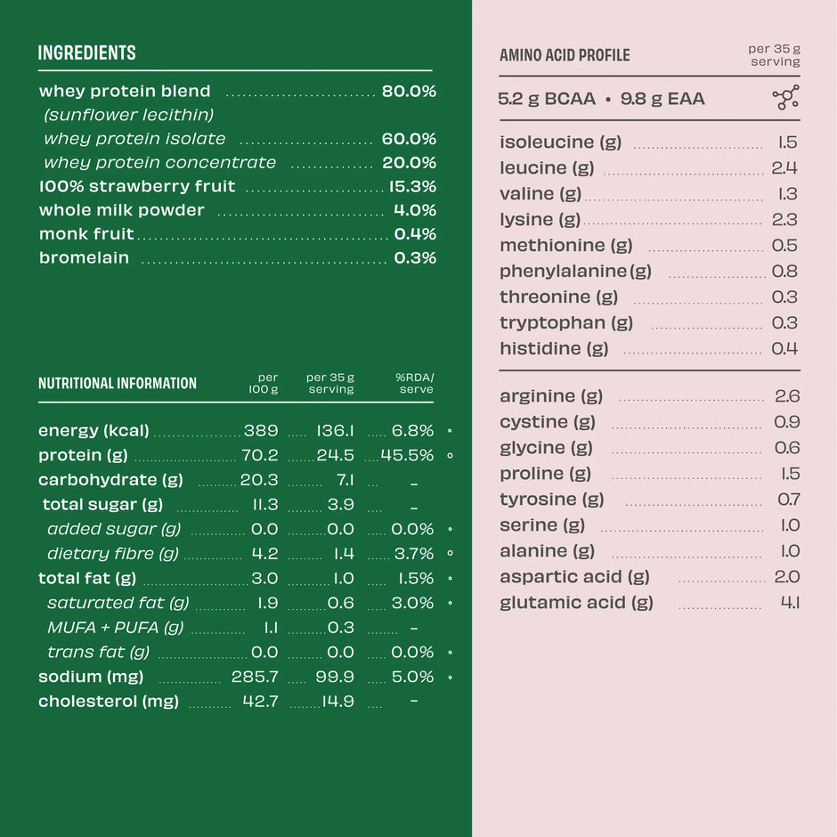 The Whole Truth 24g Whey Protein Concentrate - 1kg