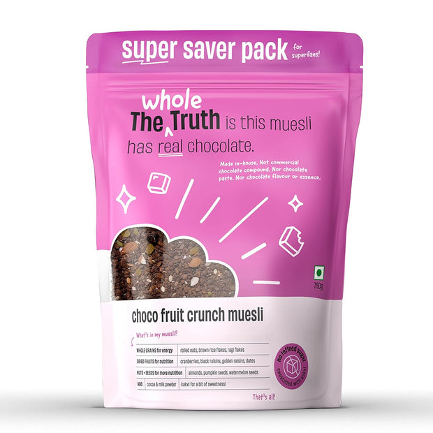 The Whole Truth Crunchy super saver Breakfast Muesli - 750g