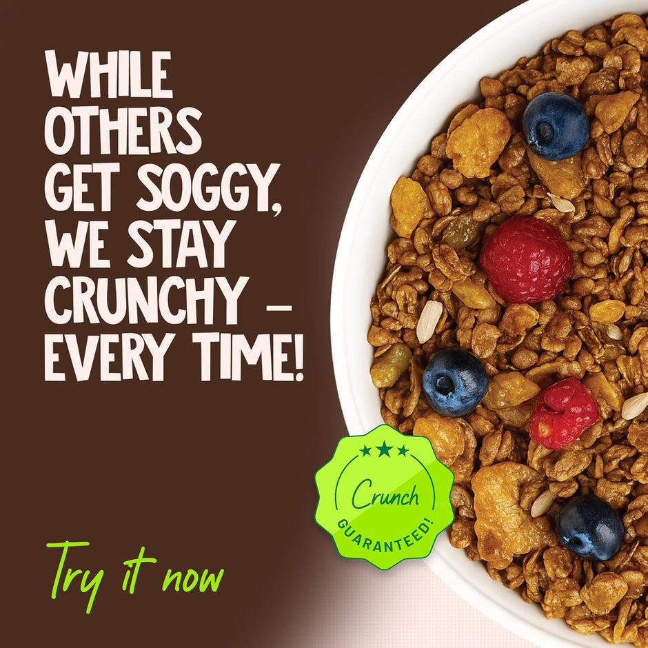 Alpino Protein Rich Super Muesli (Whole Grain Breakfast Cereal) - 400 gm