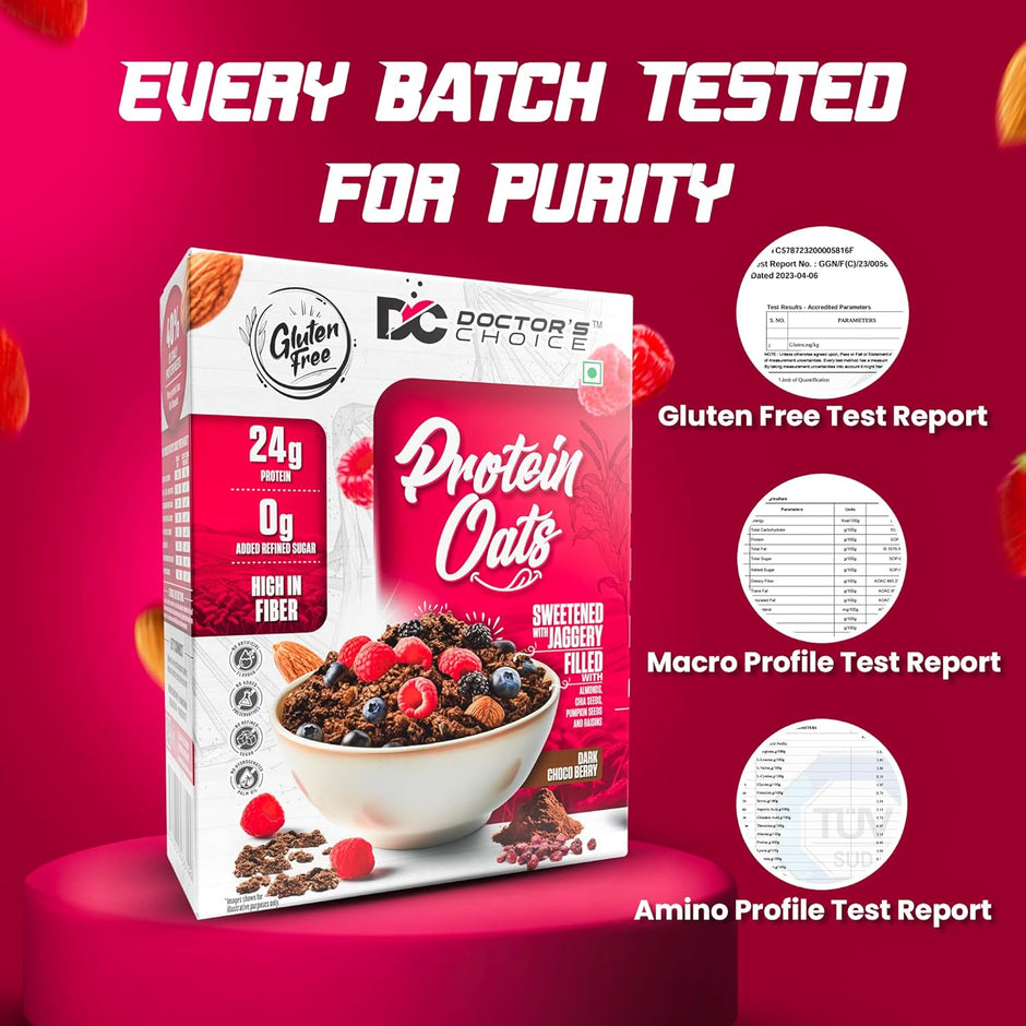Doctor's Choice Protein Oats 750 gm ( 15 Serving )