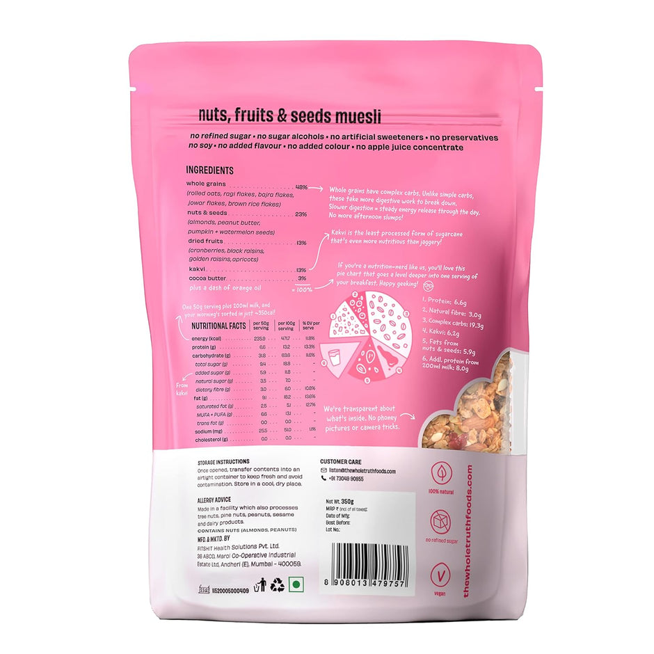 The Whole Truth Crunchy Breakfast Muesli - 350g