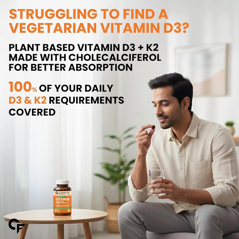 Carbamide Forte Vitamin D3 + K2 | Pack of 2
