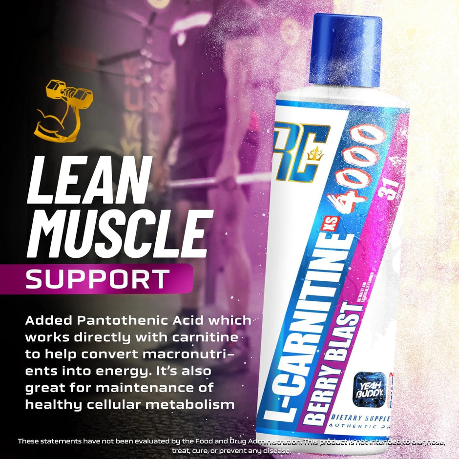 Ronnie Coleman Signature Series L-Carnitine XS 4000 Liquid – Dietary Supplement
