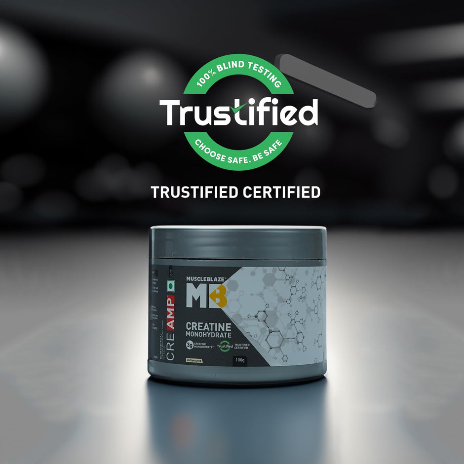 MuscleBlaze Creatine Monohydrate CreAMP 100gm