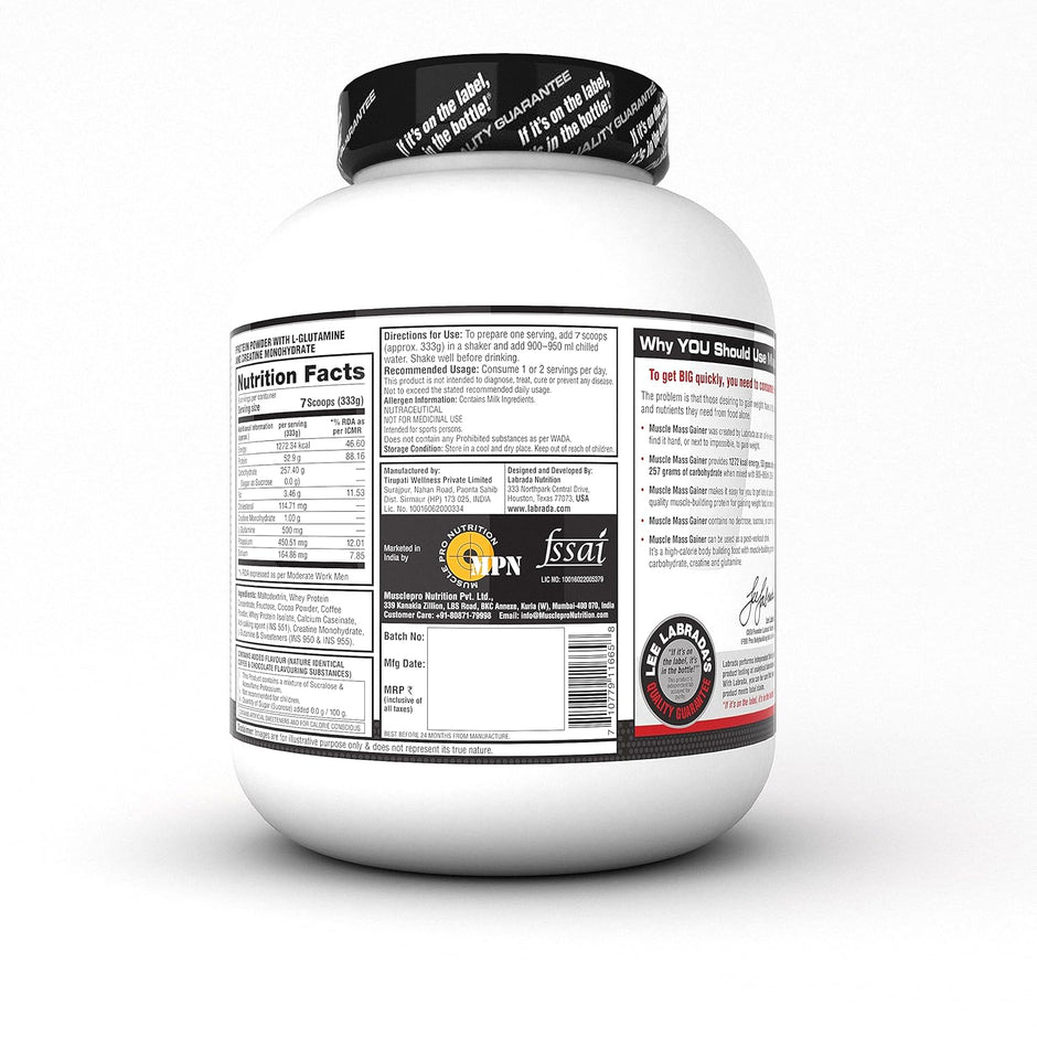 Labrada Muscle Mass Gainer - 6.6 Lbs