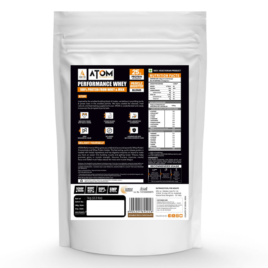 AS-IT-IS ATOM Performance Whey Protein 1 kg