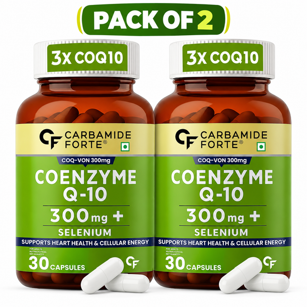 Carbamide Forte CoQ10 300 mg | Pack of 2