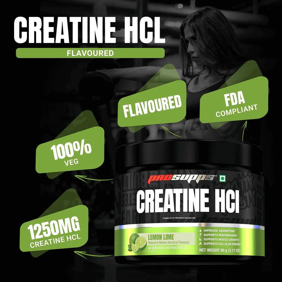 PROSUPPS Creatine HCL | 90 g | 60 Servings
