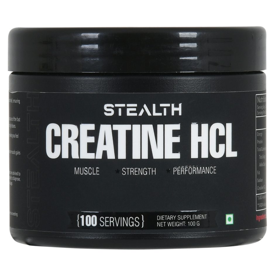 Stealth Supps Creatine Hydrochloride (HCL) | 100 ser