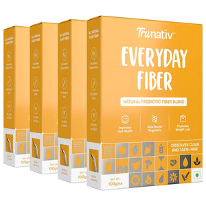 TruNativ Everyday Fiber Supplement Powder 100g (Pack of 4)