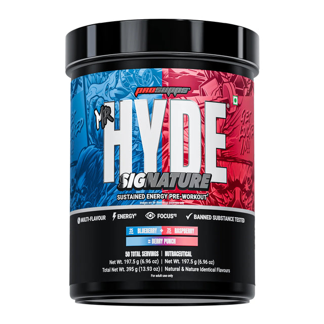 ProSupps Hyde Signature Pre Workout Dual Tub Combo | 3 Flavours in One Box