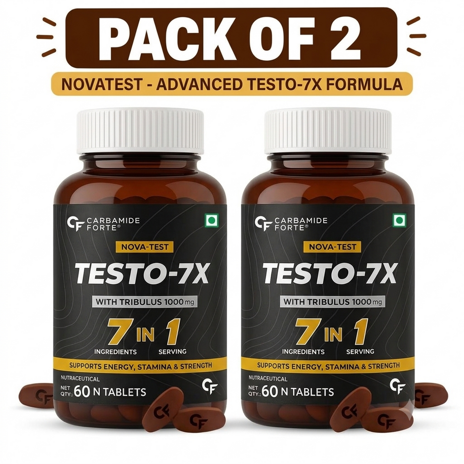 Carbamide Forte Testo-7X | 120 Softgels