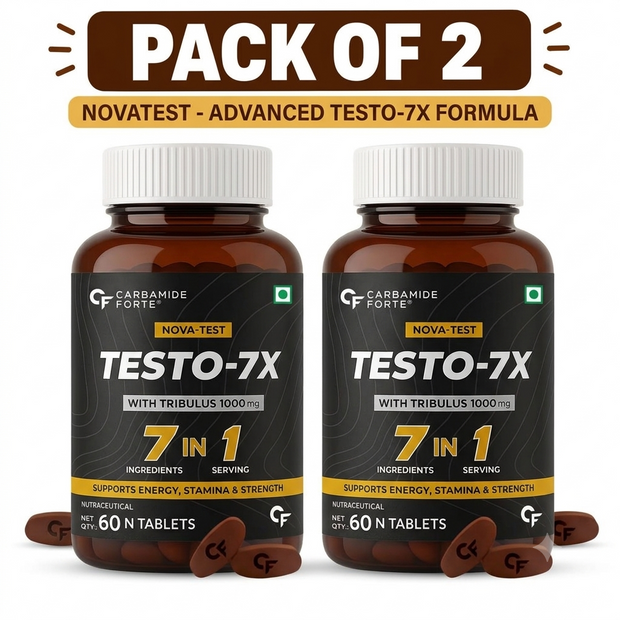 Carbamide Forte Testo-7X | 120 Softgels