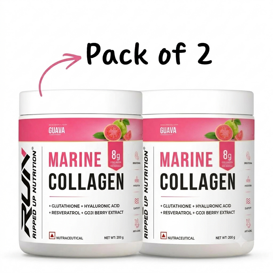 Ripped Up Nutrition Marine Collagen Powder 200g | (Pack of 2)