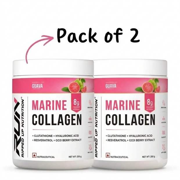 Ripped Up Nutrition Marine Collagen Powder 200g | (Pack of 2)