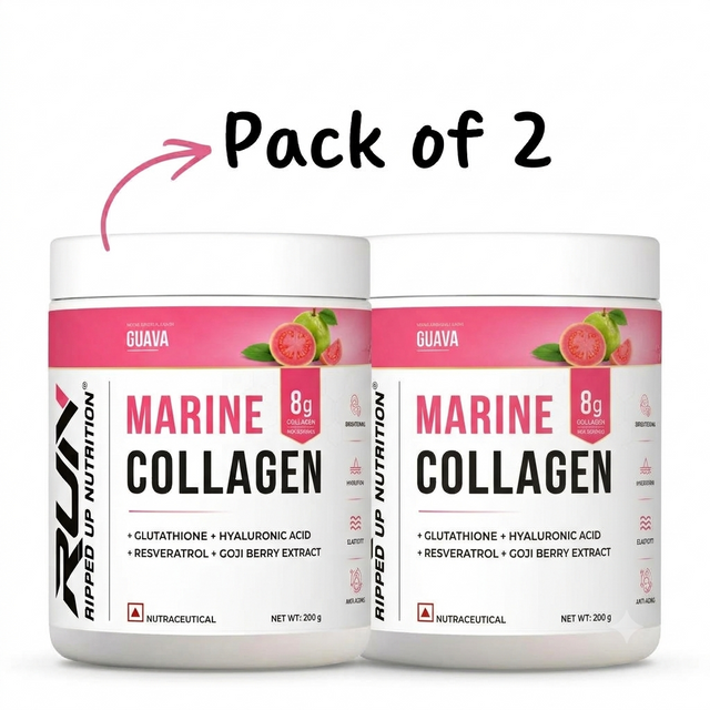 Ripped Up Nutrition Marine Collagen Powder 200g | (Pack of 2)