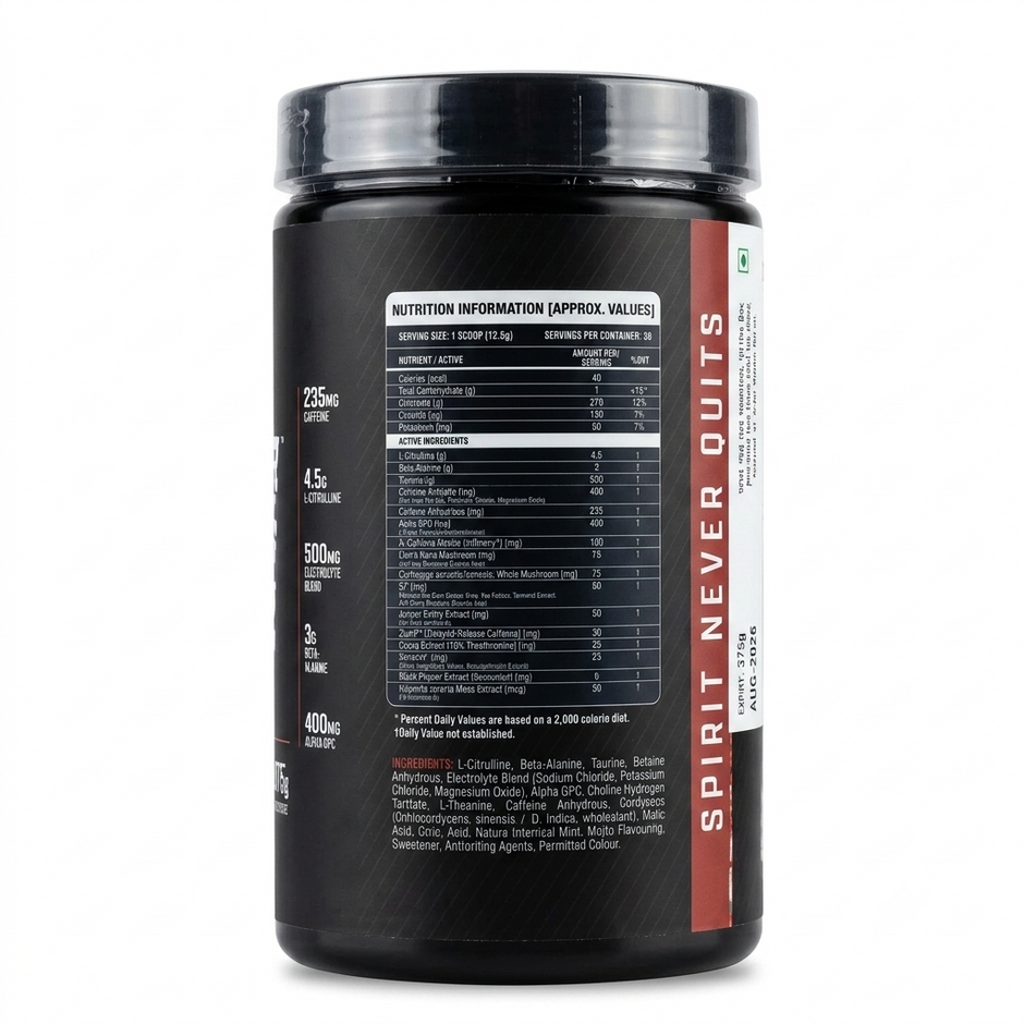 Jacked Labs Imported Spirit Pre Workout | 30 Serving